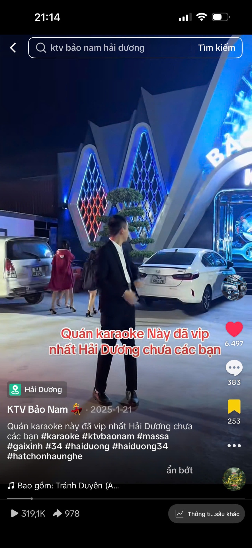 Video giới thiệu quán
có 320k lượt xem
987 lượt chia sẽ
6497 tym -383 bình luận